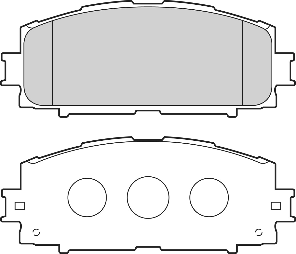 Jogo de 4 pastilhas de travão VALEO ref. 302647